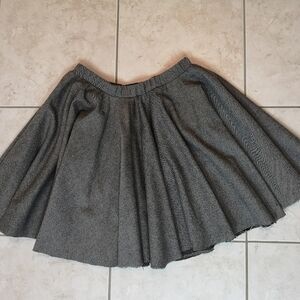 00s neo-vintage Eco-lux signature vir-go' double full circle mini skirt